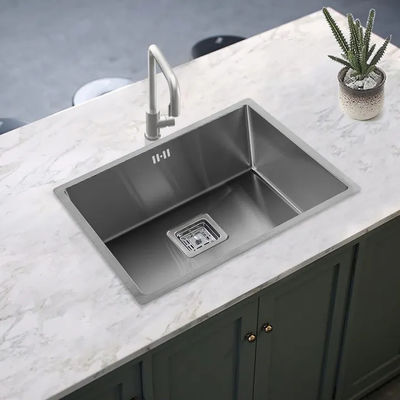 Multifunction Black 54x44cm 304 Stainless Steel Kitchen Sinks PVD Custom Size Handmade Sink Kitchen Drop In Soundproof Sink Basin