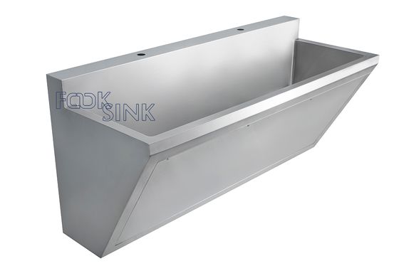 Wholesale Direct Sales Professional Medical Hand Washing Sink & Sluice Sink With High Water Pressure Gun Customized Wash Trough For Hospital Surgical Sink