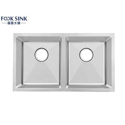 100% Brand New Japan Double Bowl Kitchen Sink For Narrow Worktop