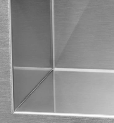 32"Lx19"W Double Basin Farmhouse Sink , Rectangular Stainless Steel Undermount Sink