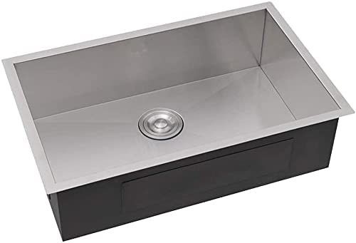 Hot sale handgemaakte onderberg keuken gootsteen roestvrij staal 10 inch diep Sus304 gootsteen voor de keuken appartement hotel Fregadero De Cocina